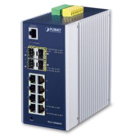 IGS-12040MT- Switch Industrial 8* 10/100/1000TP + 2* 100/1G SFP + 2*100/1G/2.5G SFP Full Managed Ethernet