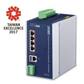 BSP-360 Industrial Managed Switch/Router Alimentacion solar 5-Port Gigabit  with 4-Port 802.3at PoE+